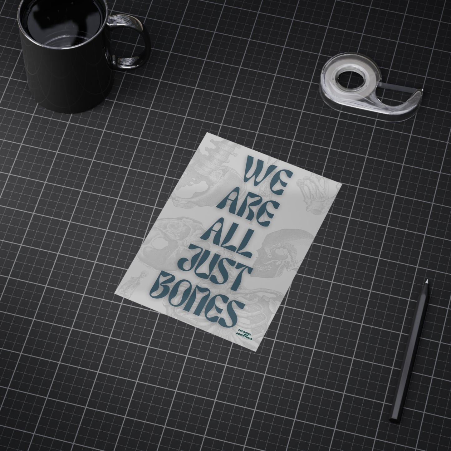 Just Bones | Art Print