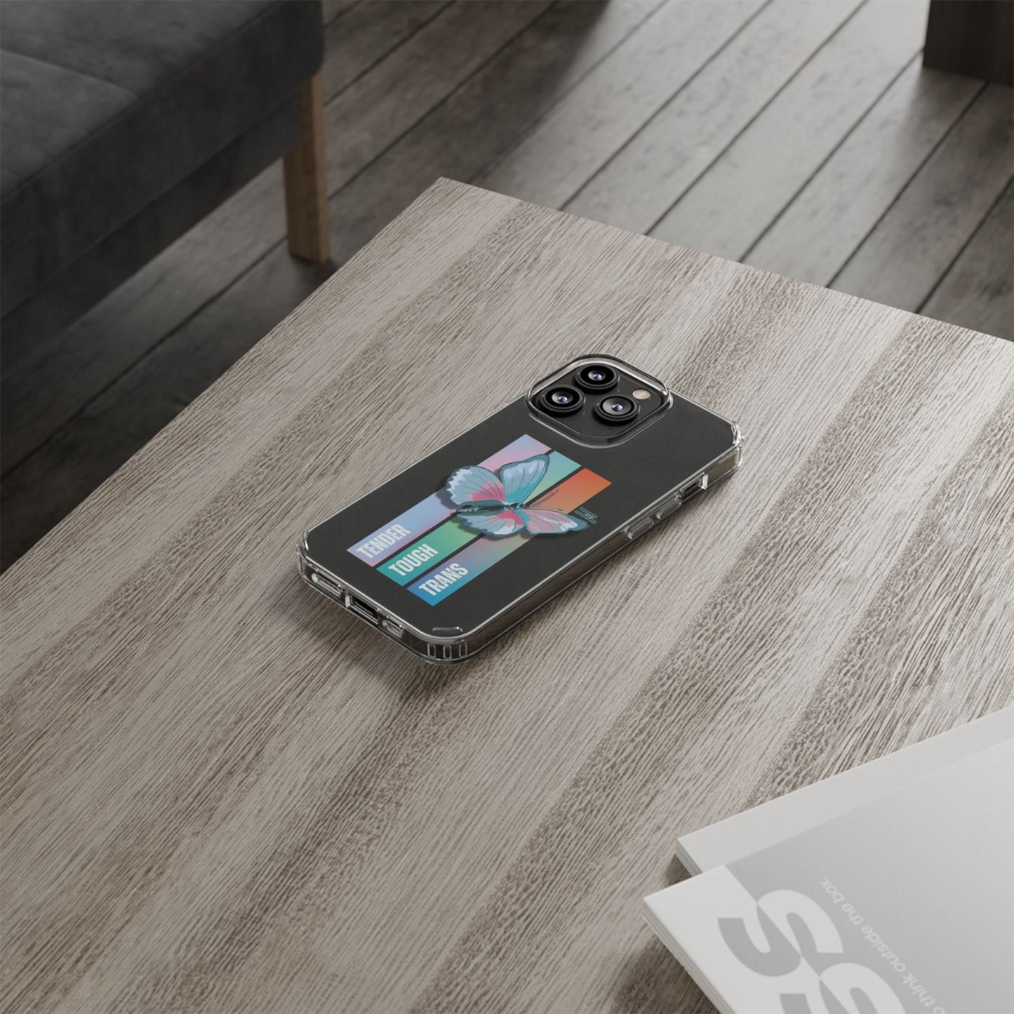 Adventure-Themed Clear Phone Case - Progress Peak Design