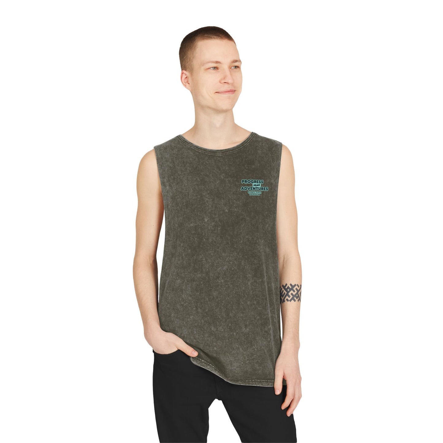 Tender, Tough, Trans | Stonewash Tank Top (Unisex)