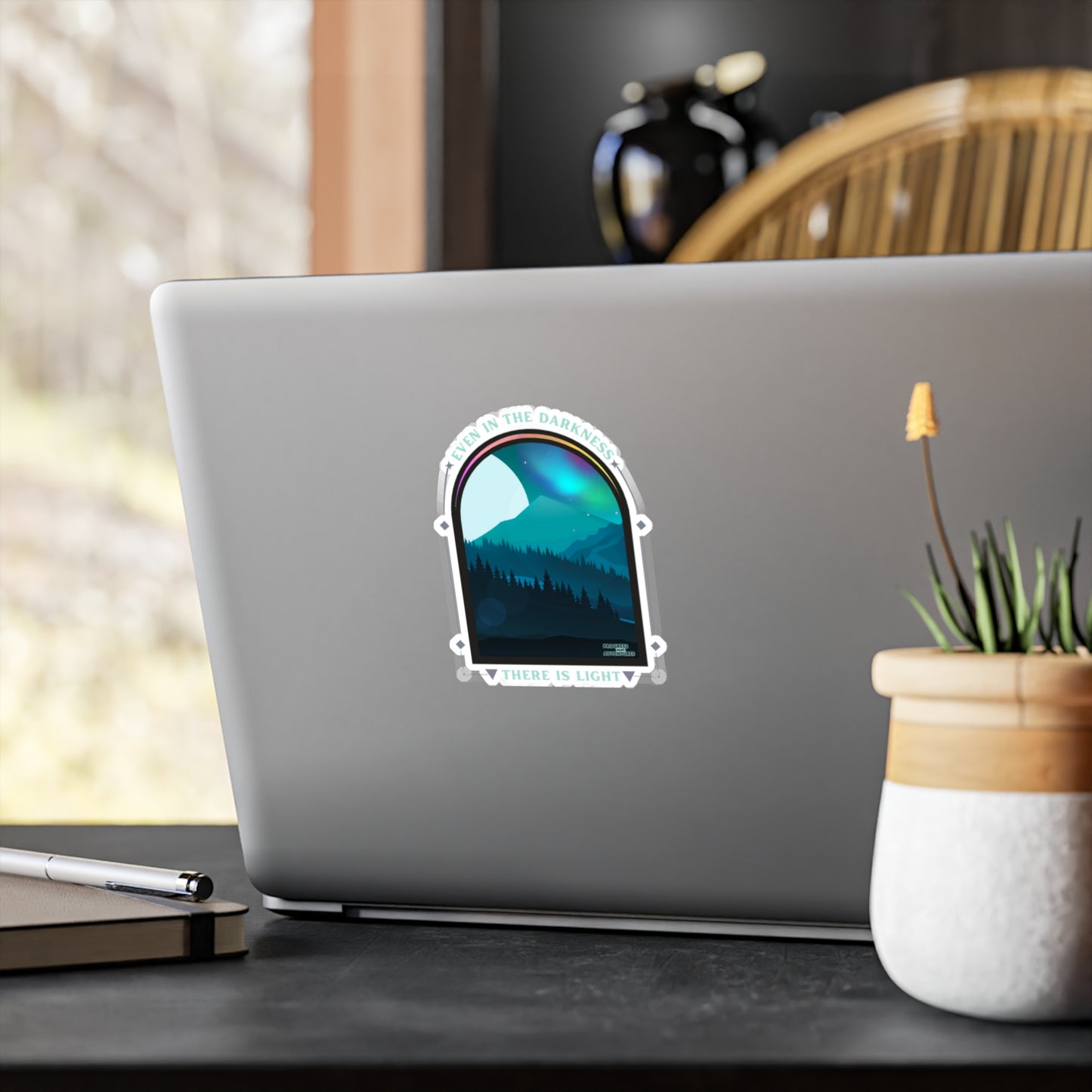 Light in Darkness Vinyl Sticker