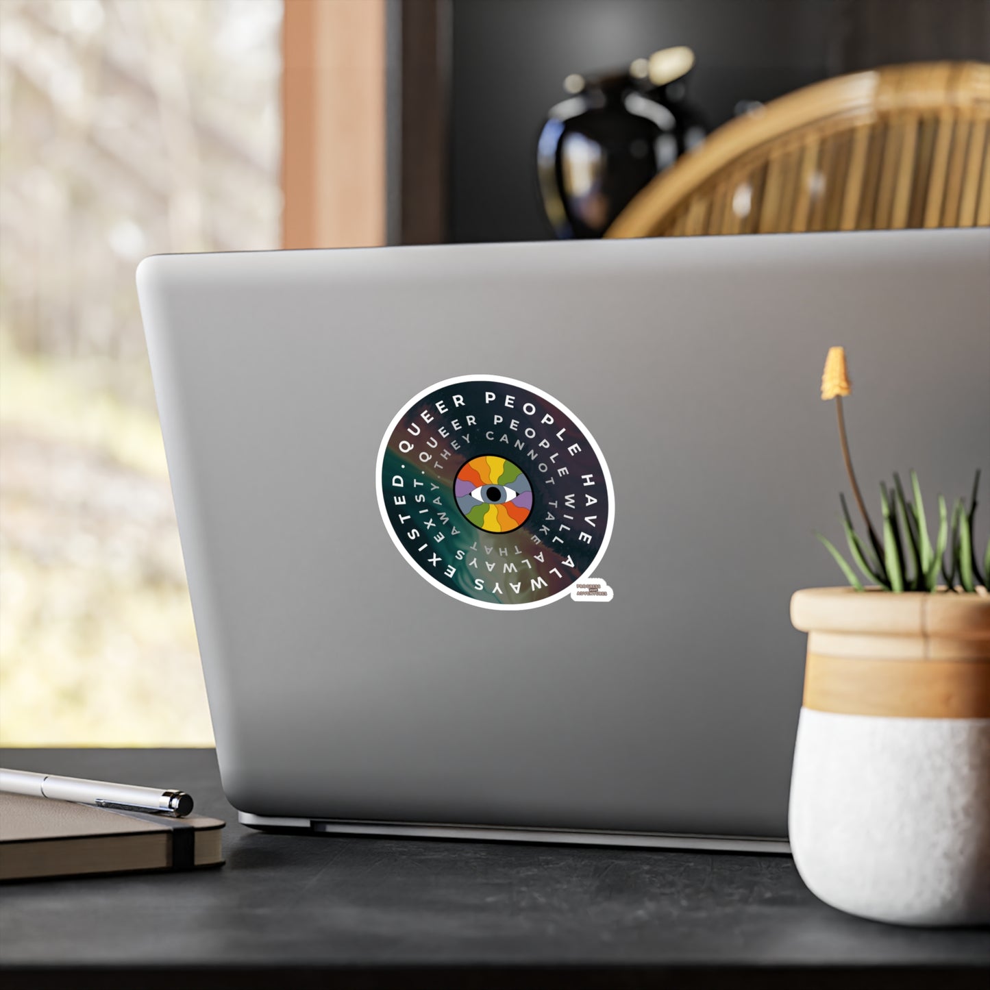 Existence Vinyl Sticker