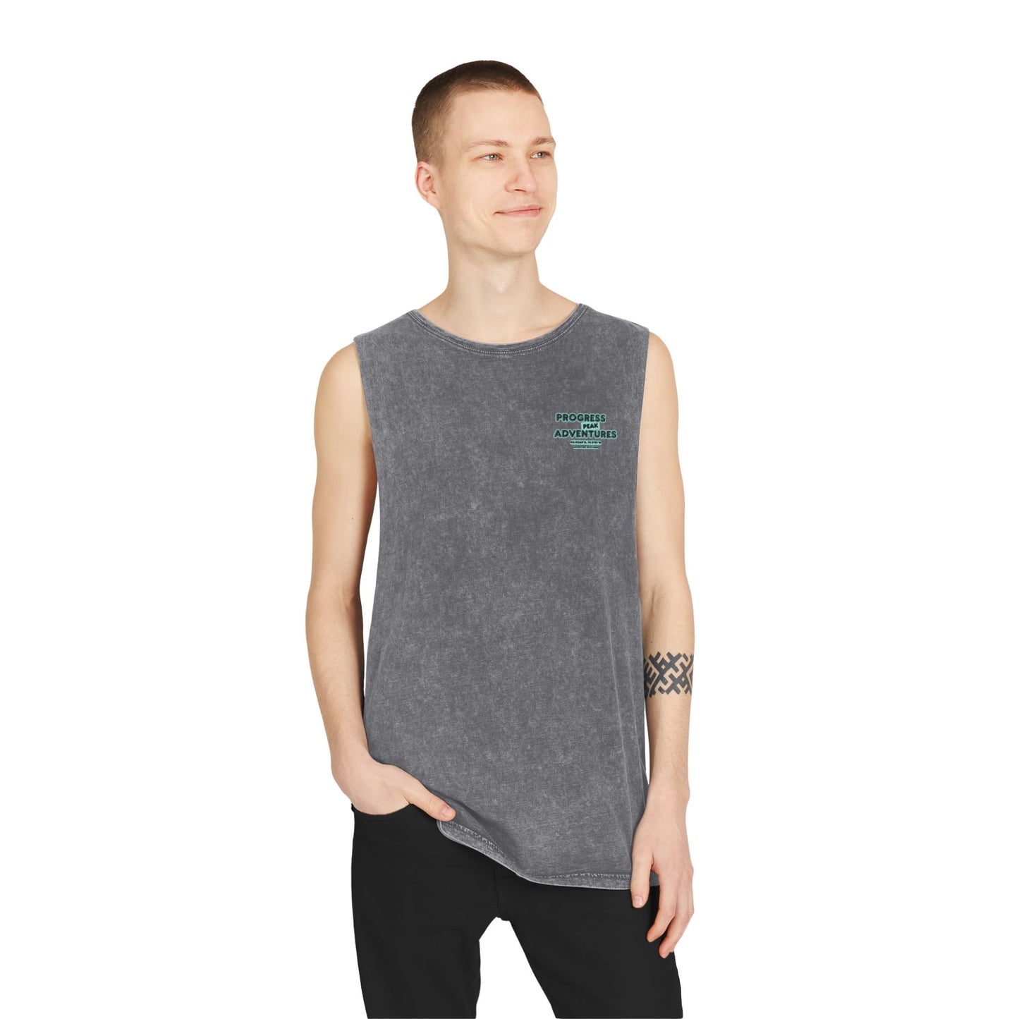 Tender, Tough, Trans | Stonewash Tank Top (Unisex)