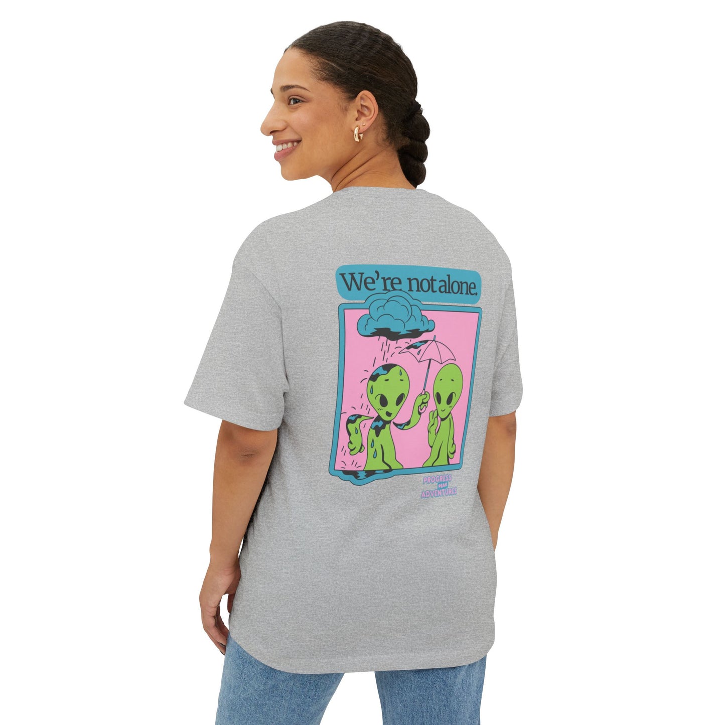 Not Alone | Oversized Boxy Tee (Unisex)