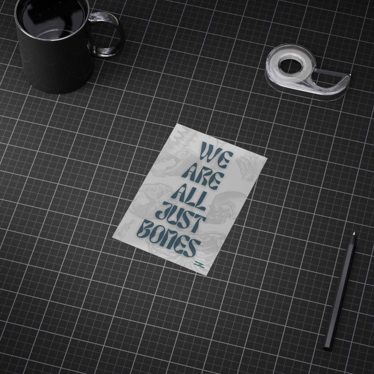 Just Bones | Art Print