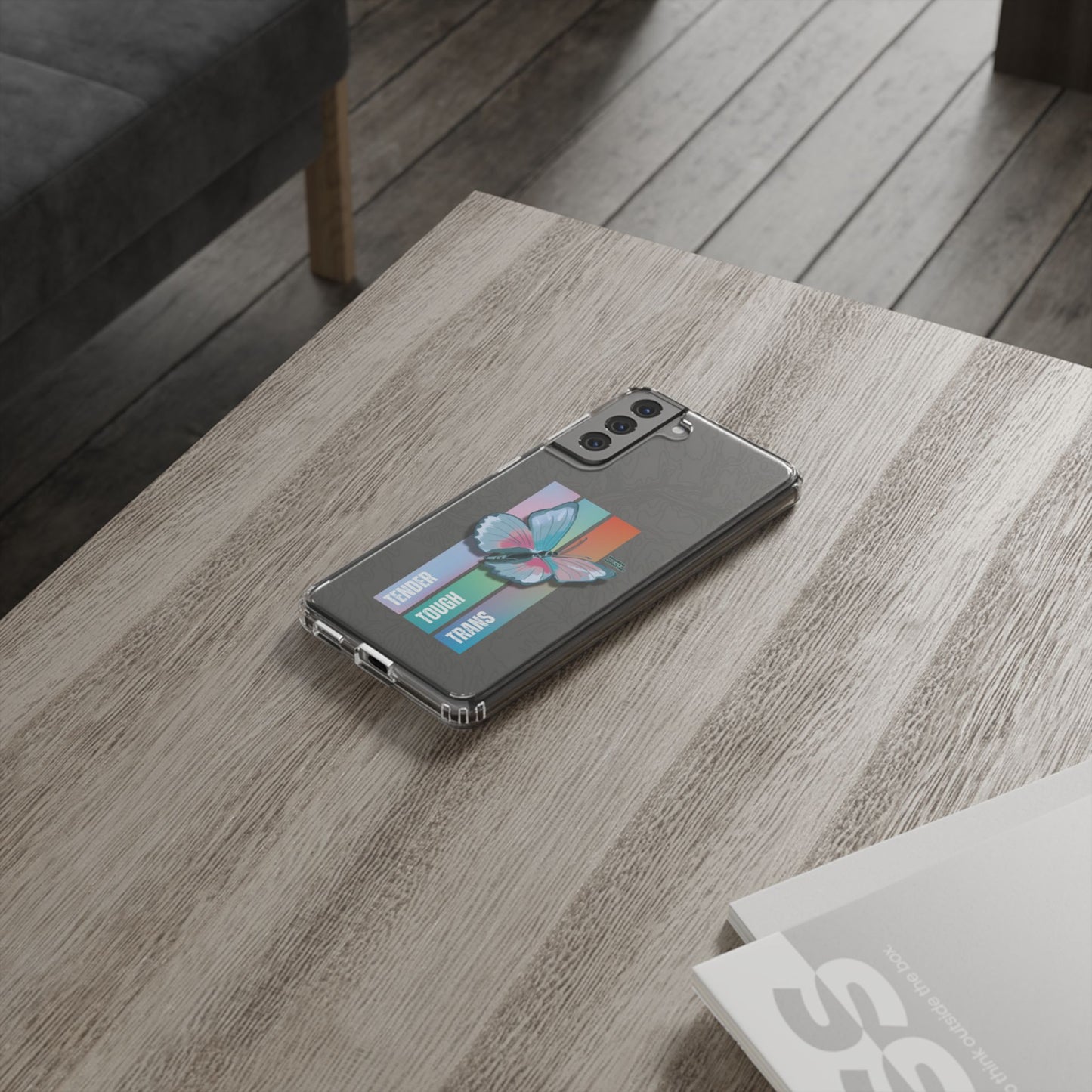 Adventure-Themed Clear Phone Case - Progress Peak Design