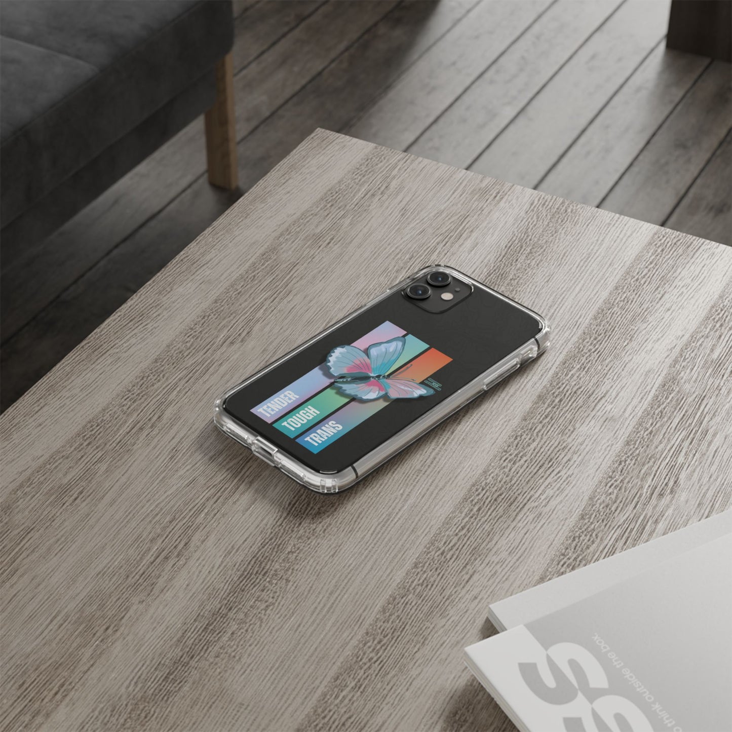 Adventure-Themed Clear Phone Case - Progress Peak Design