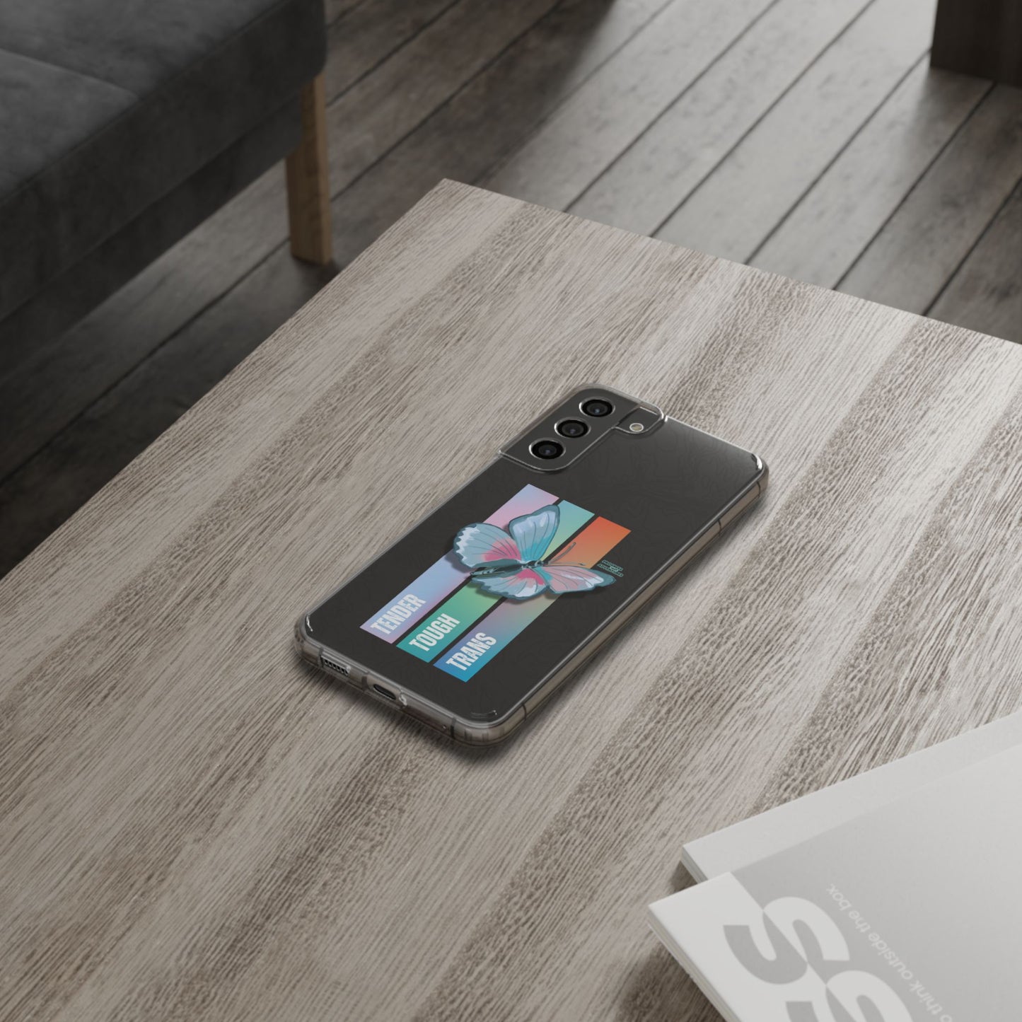 Adventure-Themed Clear Phone Case - Progress Peak Design