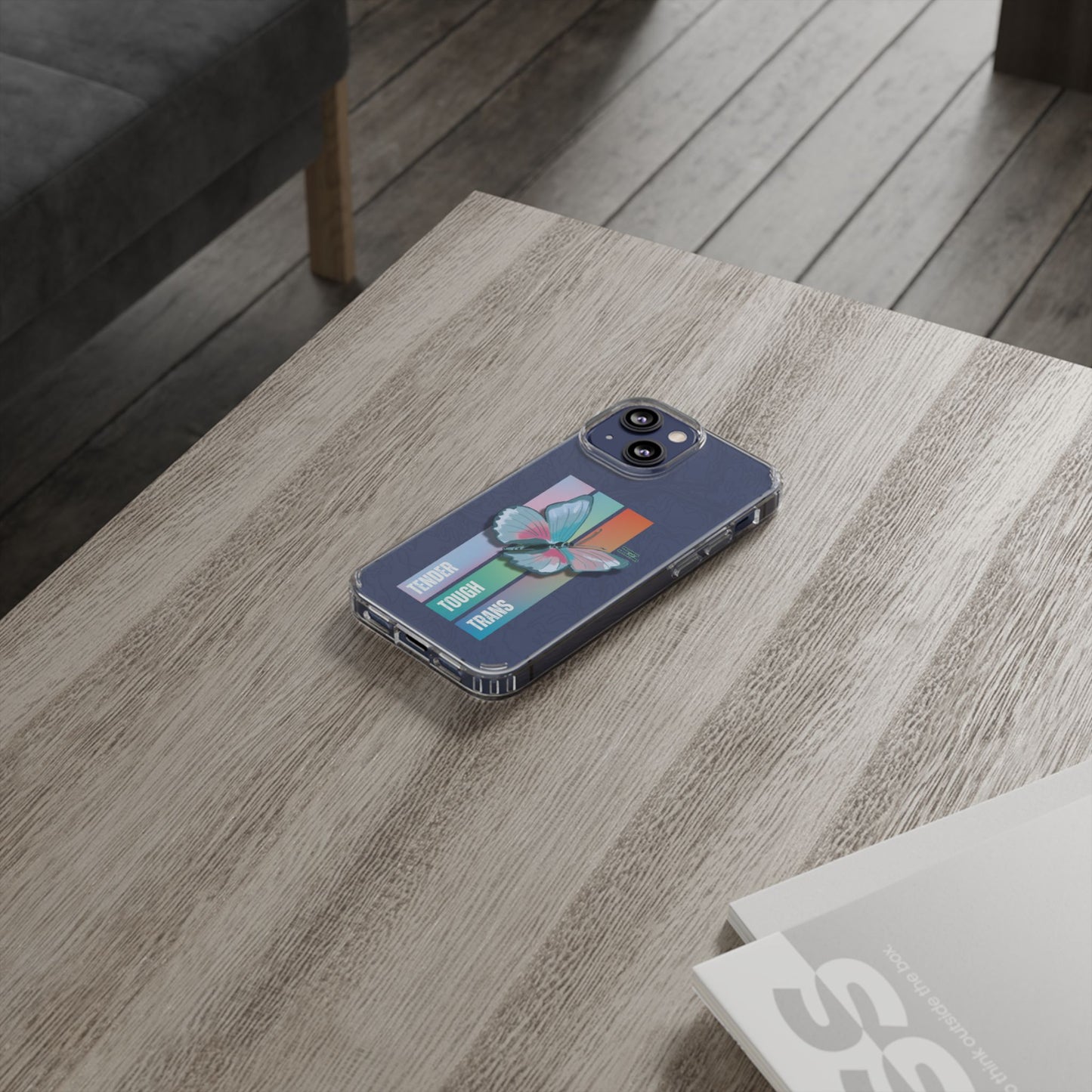Adventure-Themed Clear Phone Case - Progress Peak Design