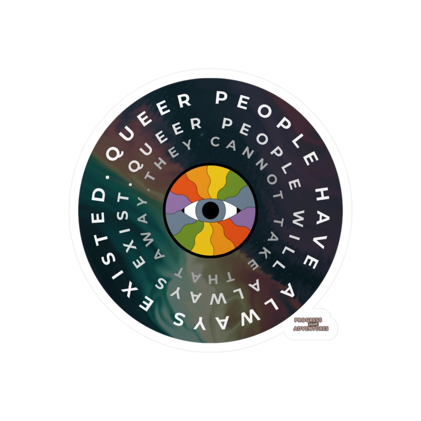 Existence Vinyl Sticker