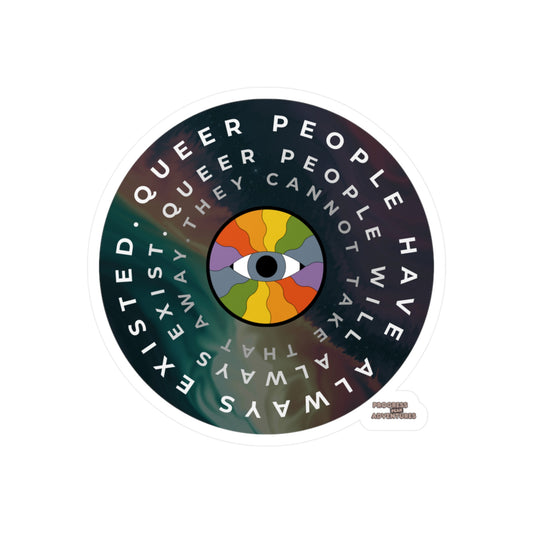 Existence Vinyl Sticker