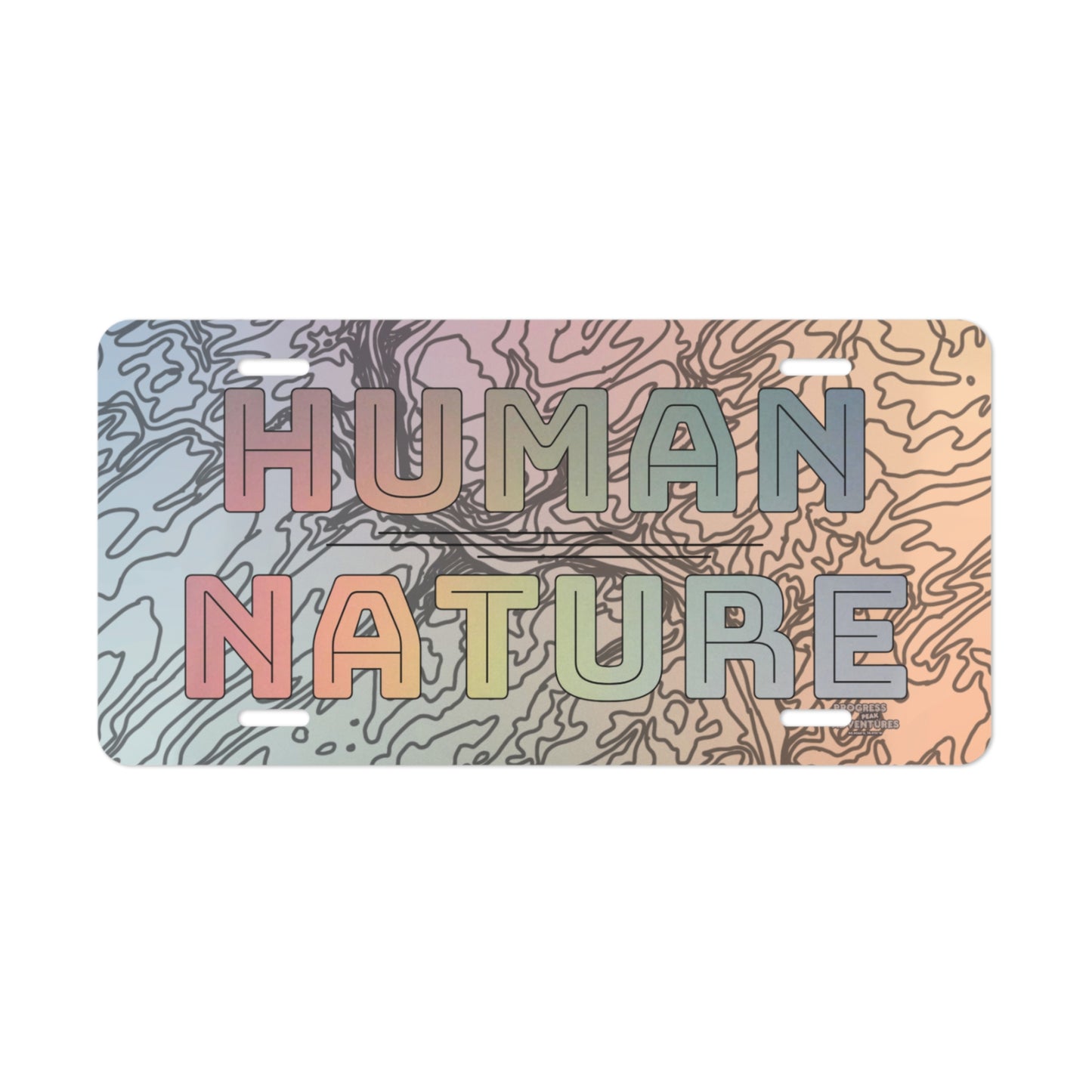 Human Nature Vanity License Plate