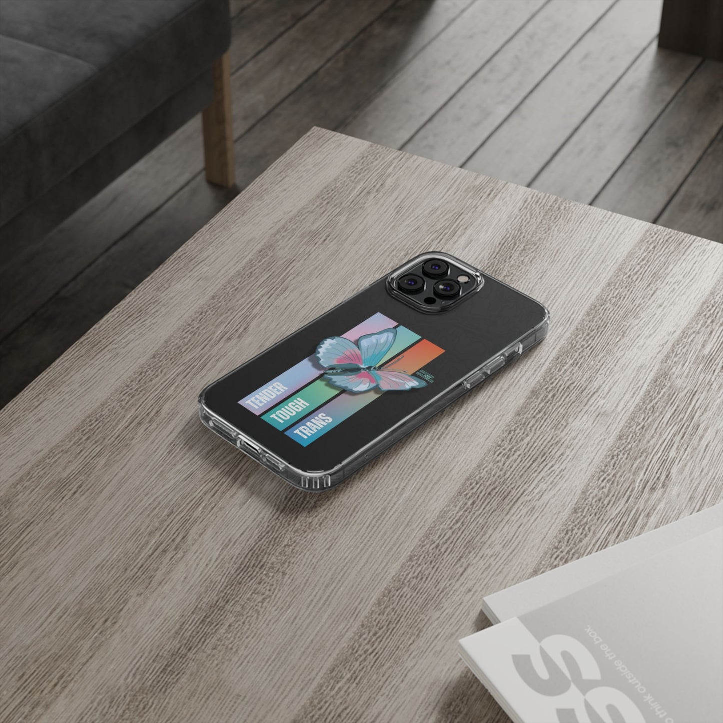 Adventure-Themed Clear Phone Case - Progress Peak Design