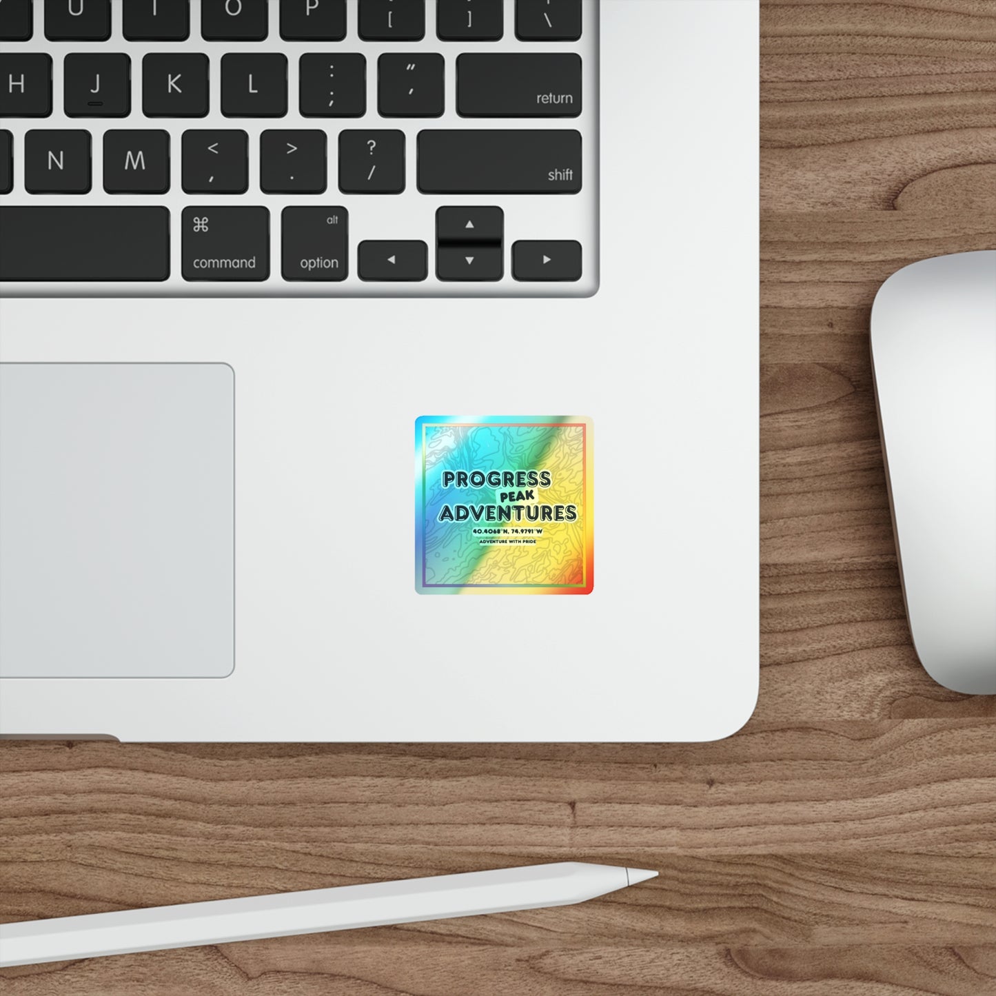 Progress Peak Adventures | Holographic Sticker