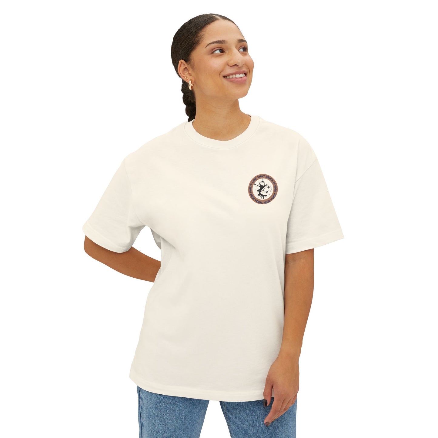 Brick Party 1969 | Oversized Boxy Tee (Unisex)