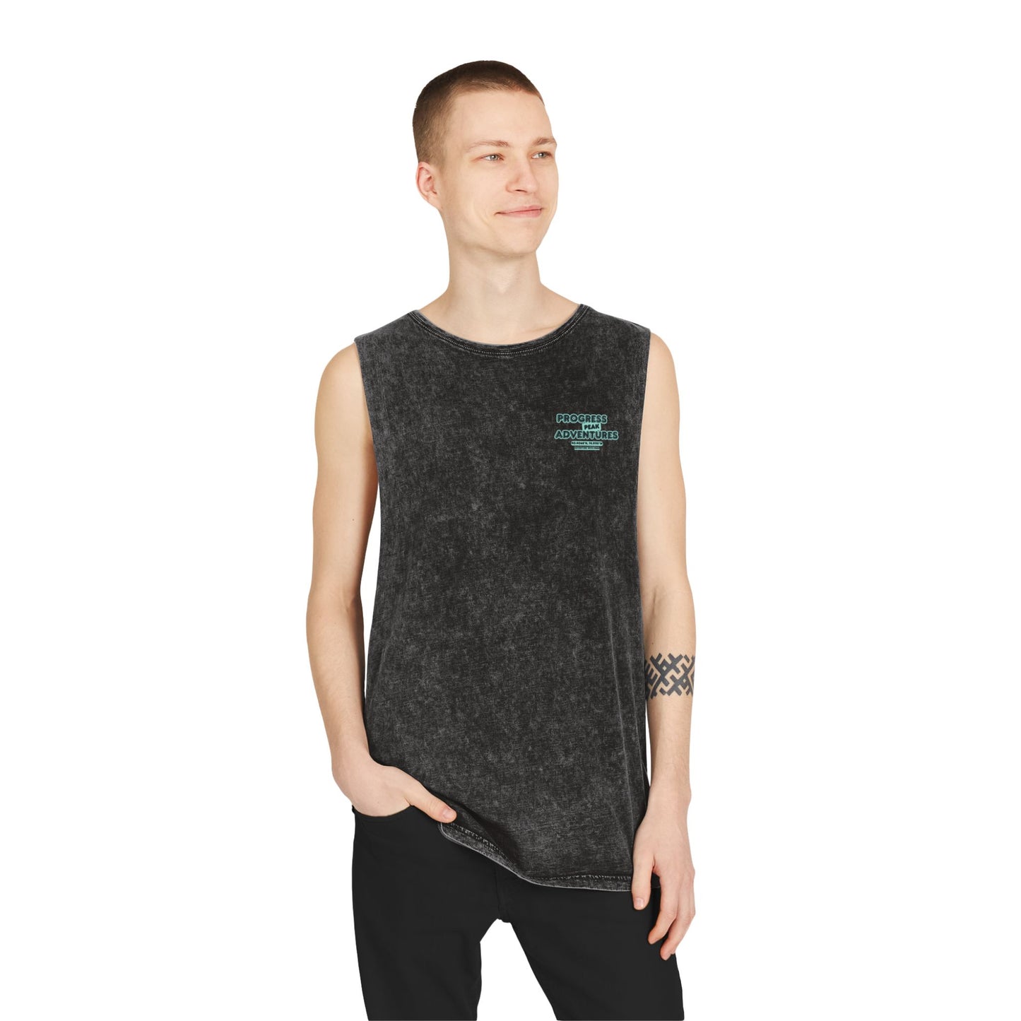 Tender, Tough, Trans | Stonewash Tank Top (Unisex)