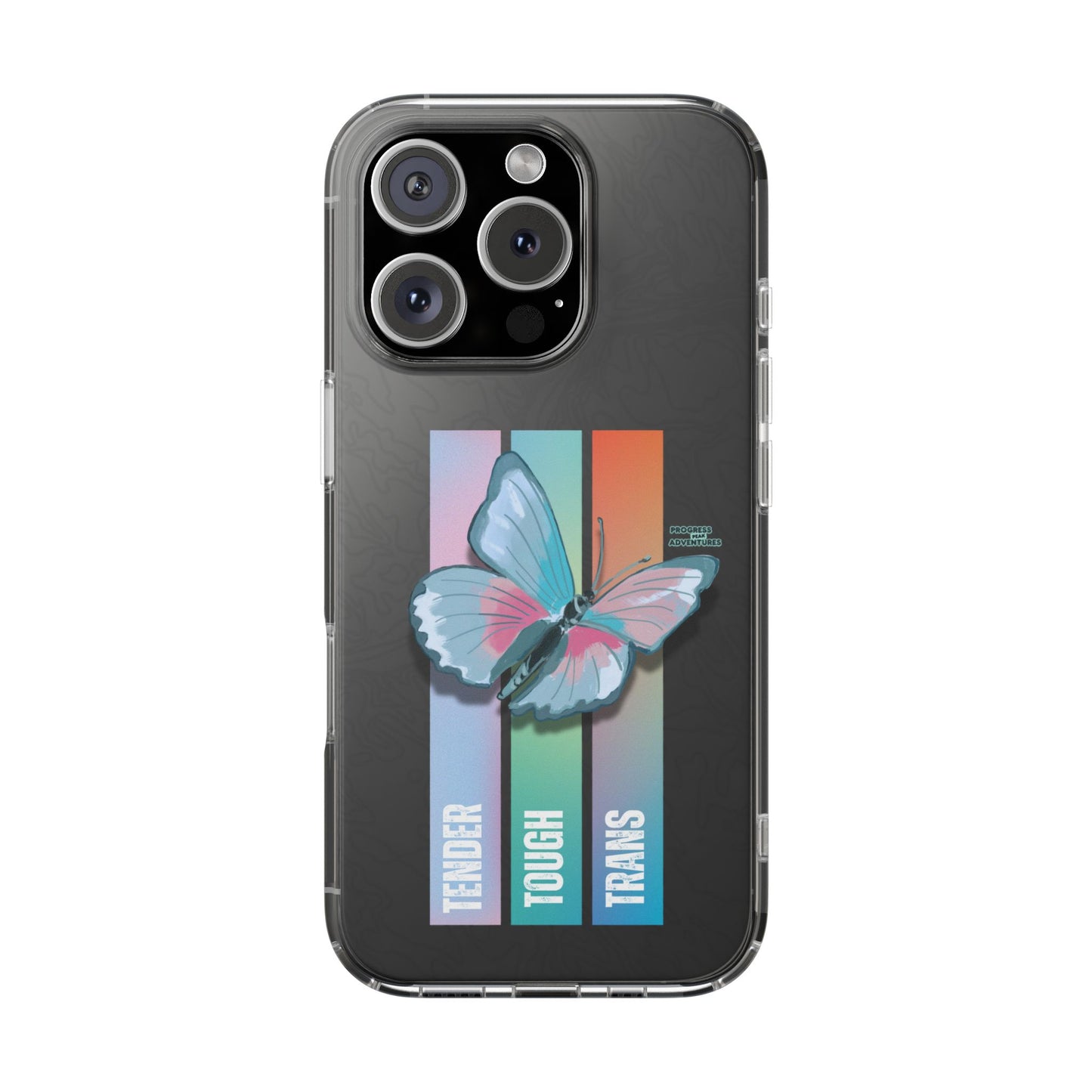 Adventure-Themed Clear Phone Case - Progress Peak Design