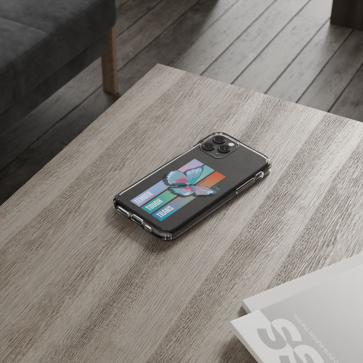Adventure-Themed Clear Phone Case - Progress Peak Design