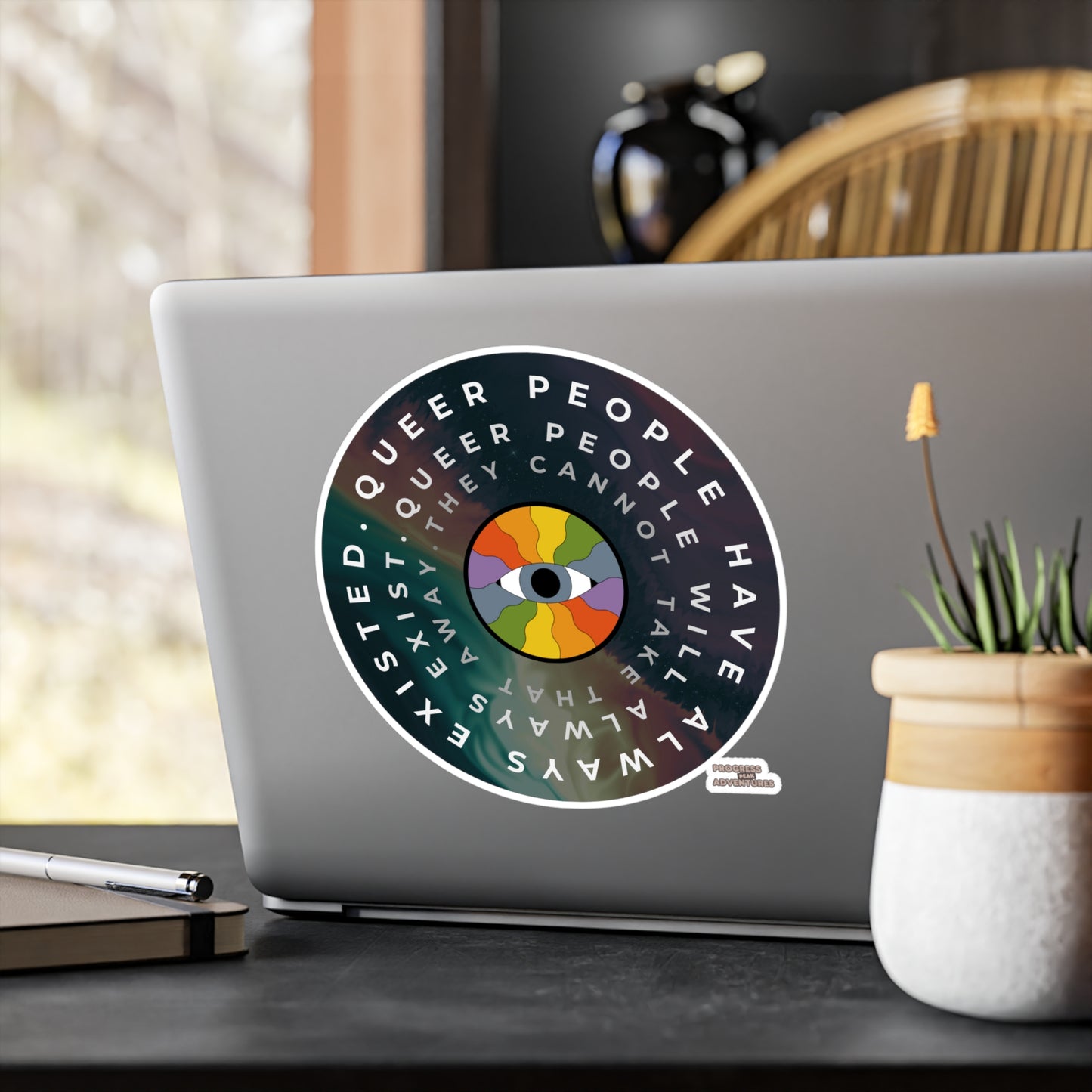 Existence Vinyl Sticker