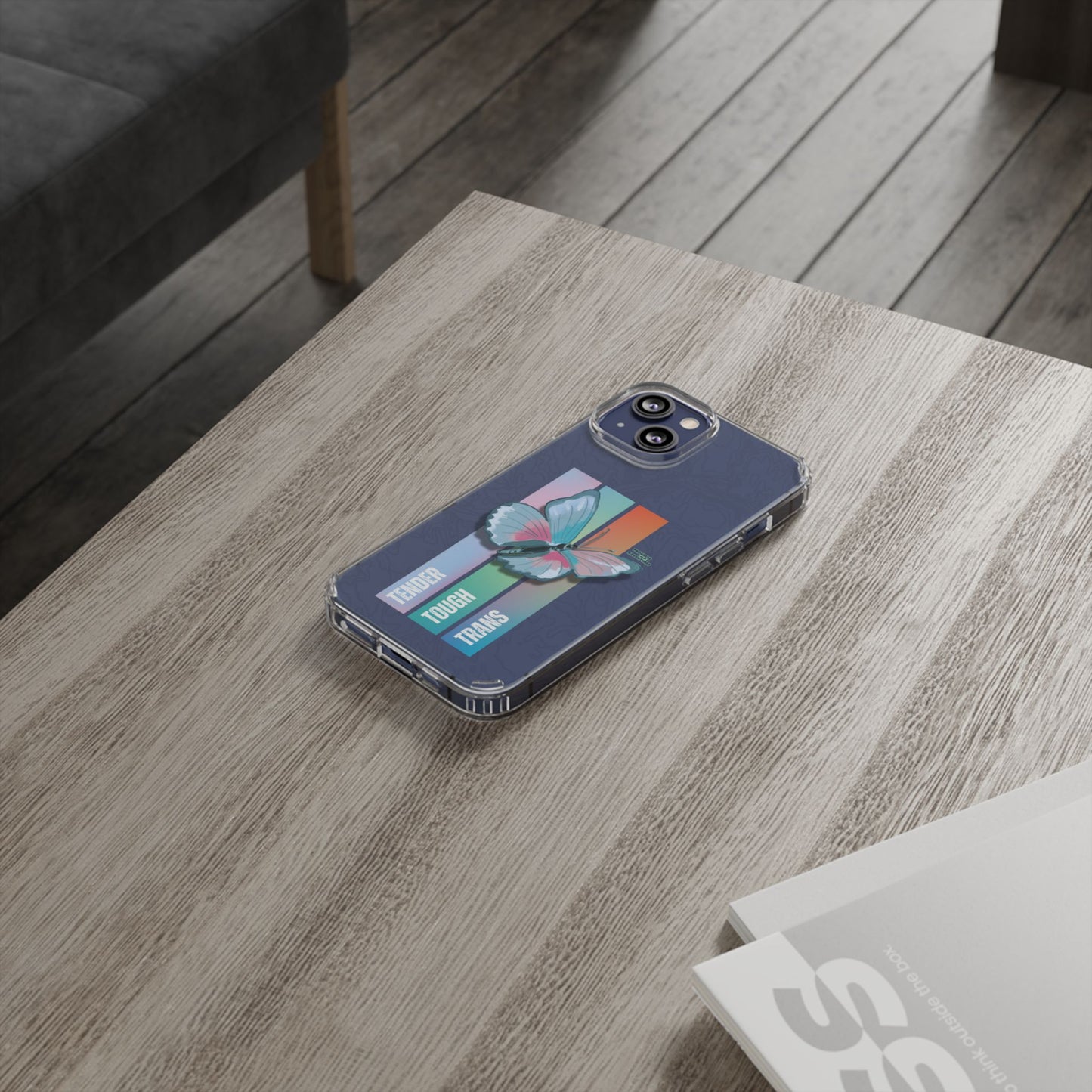 Adventure-Themed Clear Phone Case - Progress Peak Design