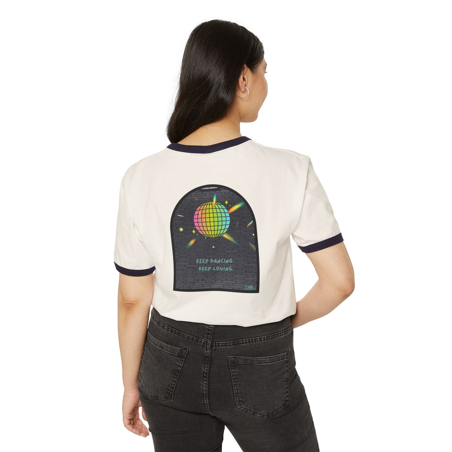 Keep Dancing | Keep Loving - Ringer Tee (Unisex)