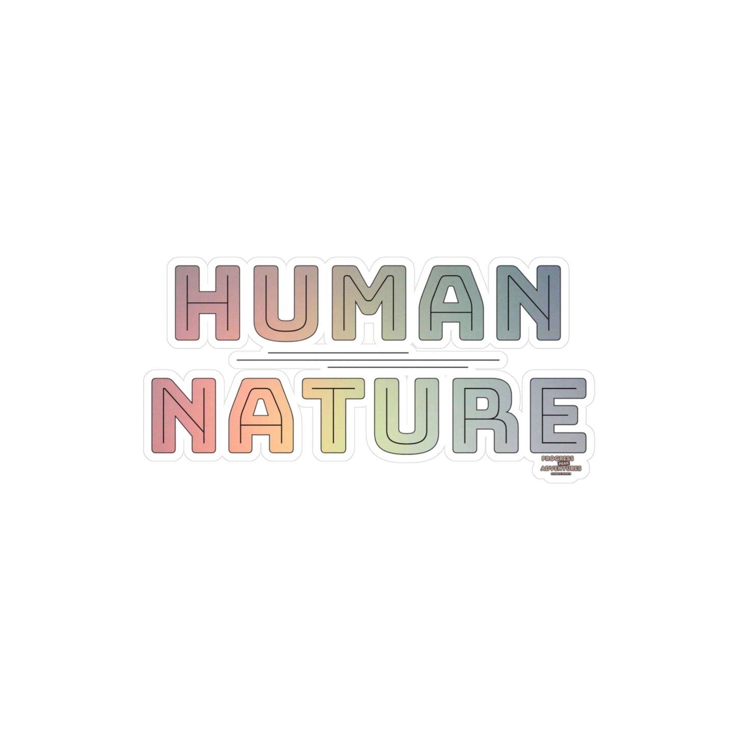 Human Nature Vinyl Sticker