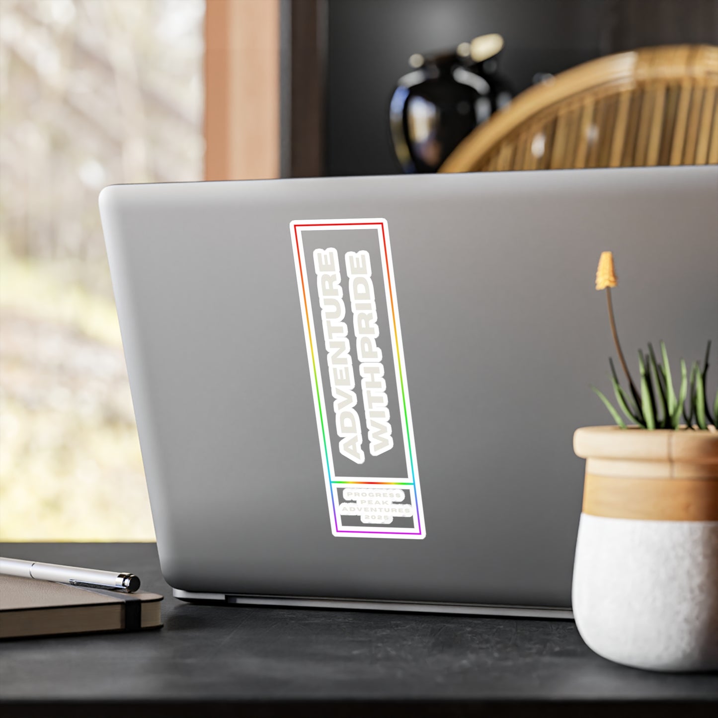 Adventure with Pride Vinyl Sticker