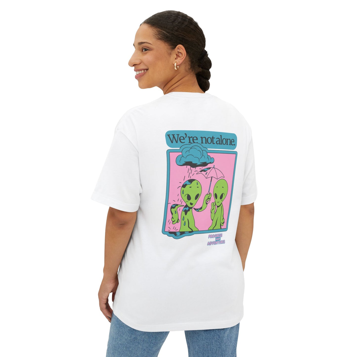 Not Alone | Oversized Boxy Tee (Unisex)
