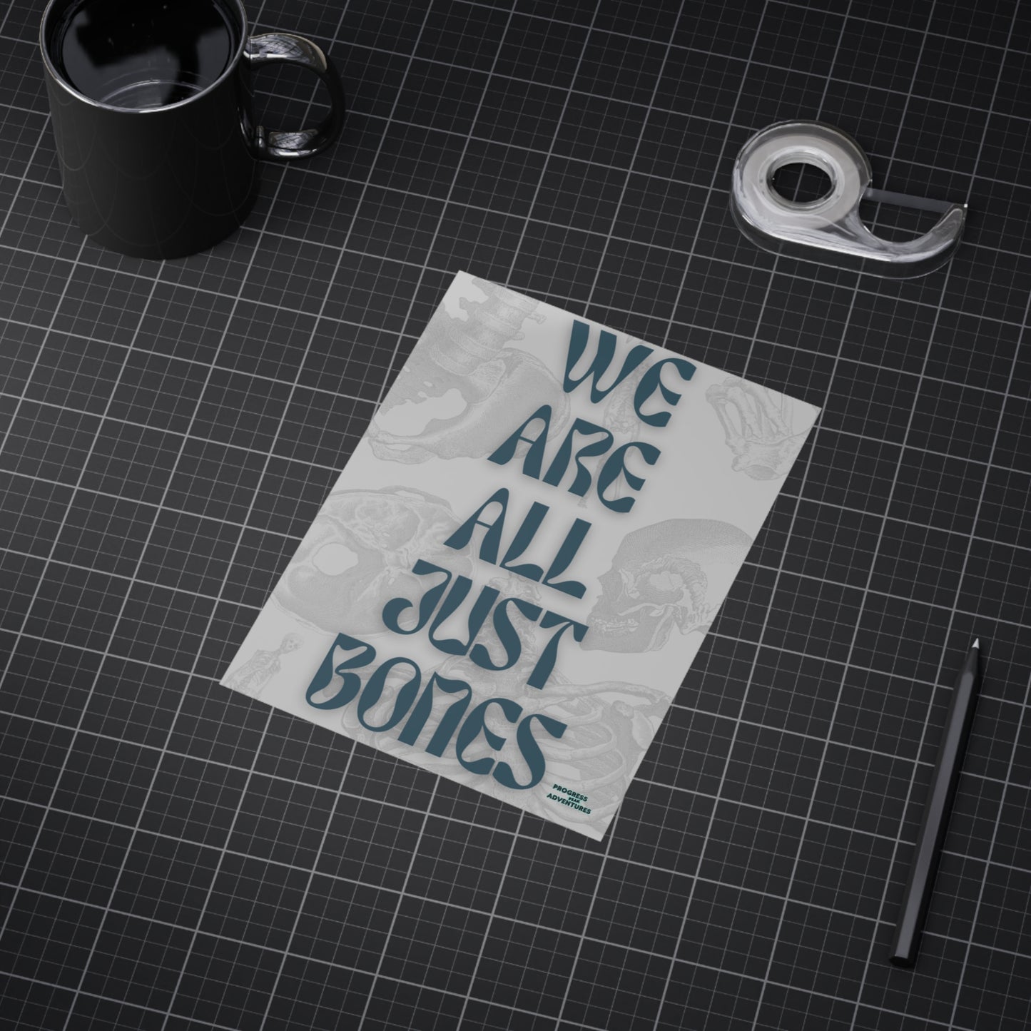 Just Bones | Art Print