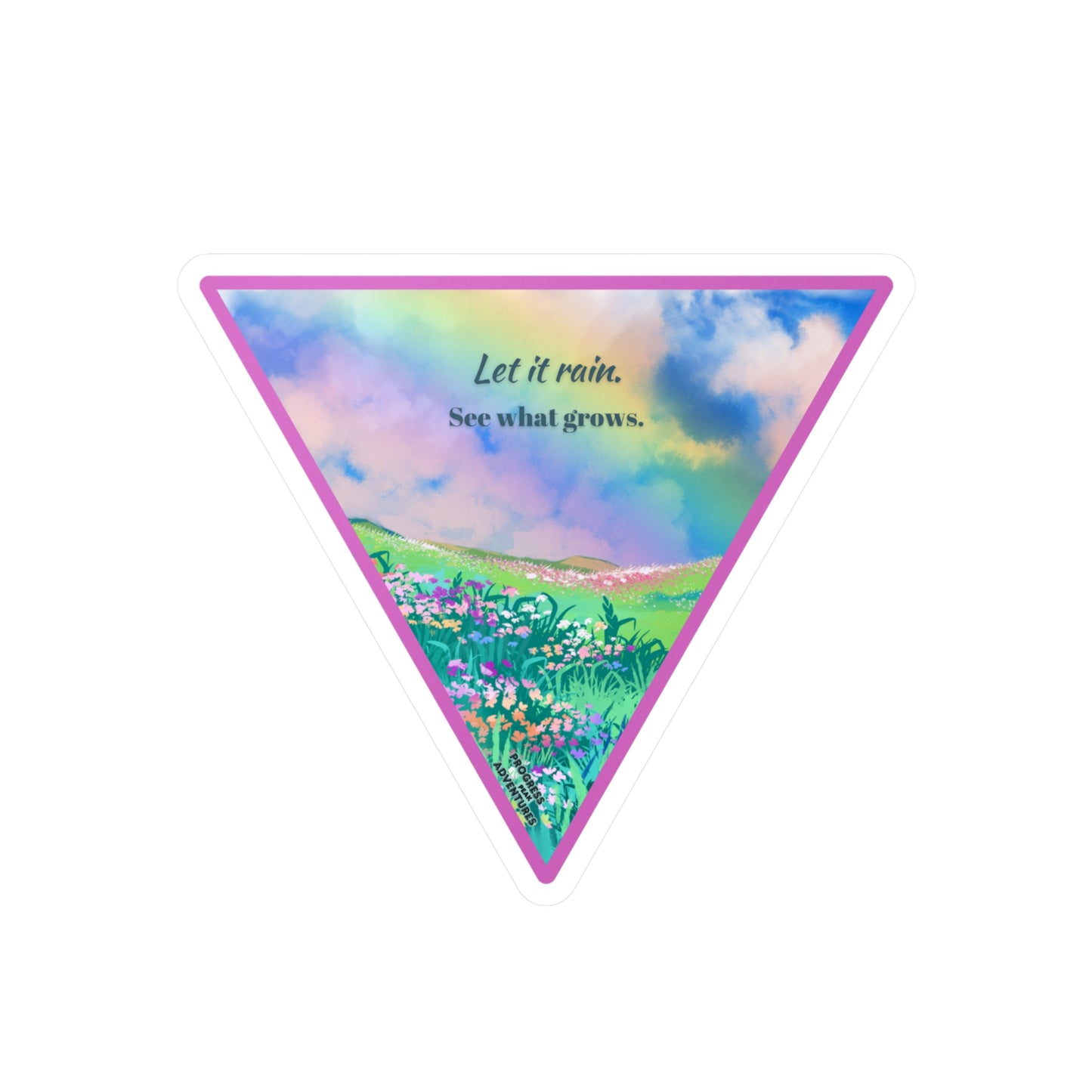 See What Grows Vinyl Sticker